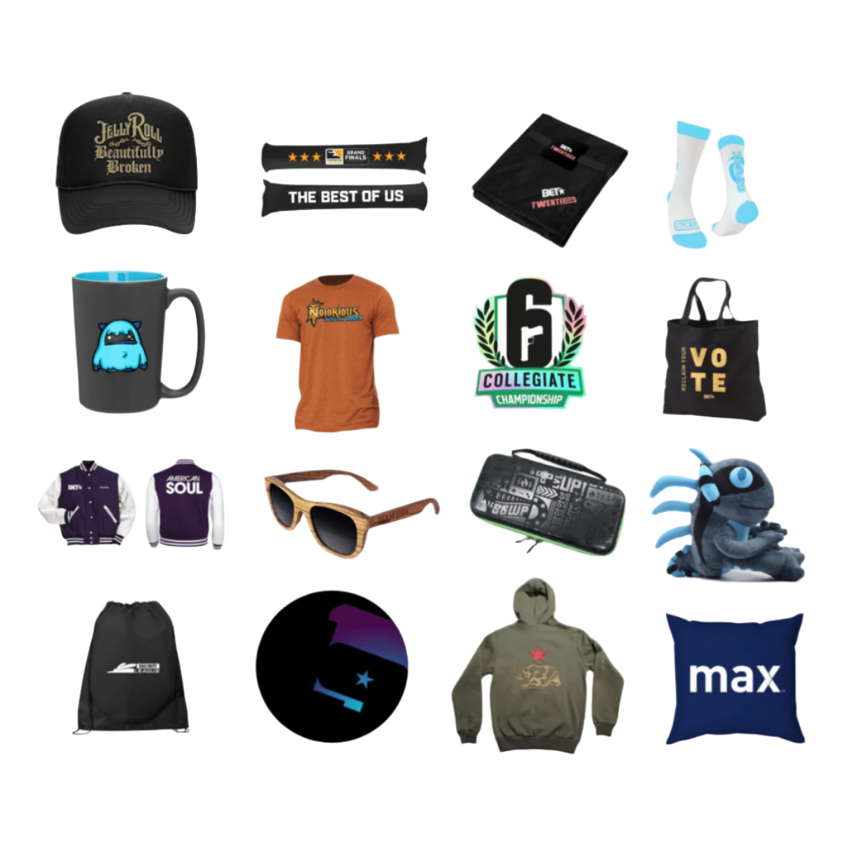 A collage of Core Products Lorehouse has to offer.