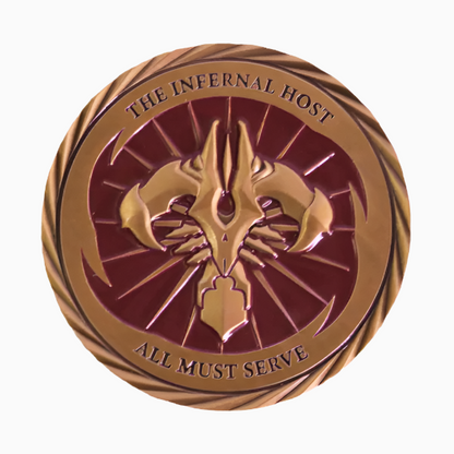 StormGate commemorative metal coins with emboss effect