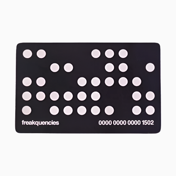 Freakquencies smartphone activated metal NFC card
