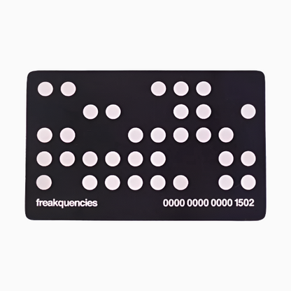 Freakquencies smartphone activated metal NFC card