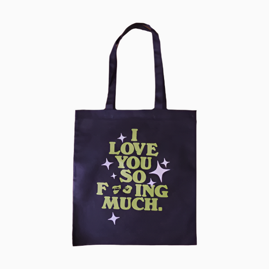 Glass Animals branded vintage tote bag
